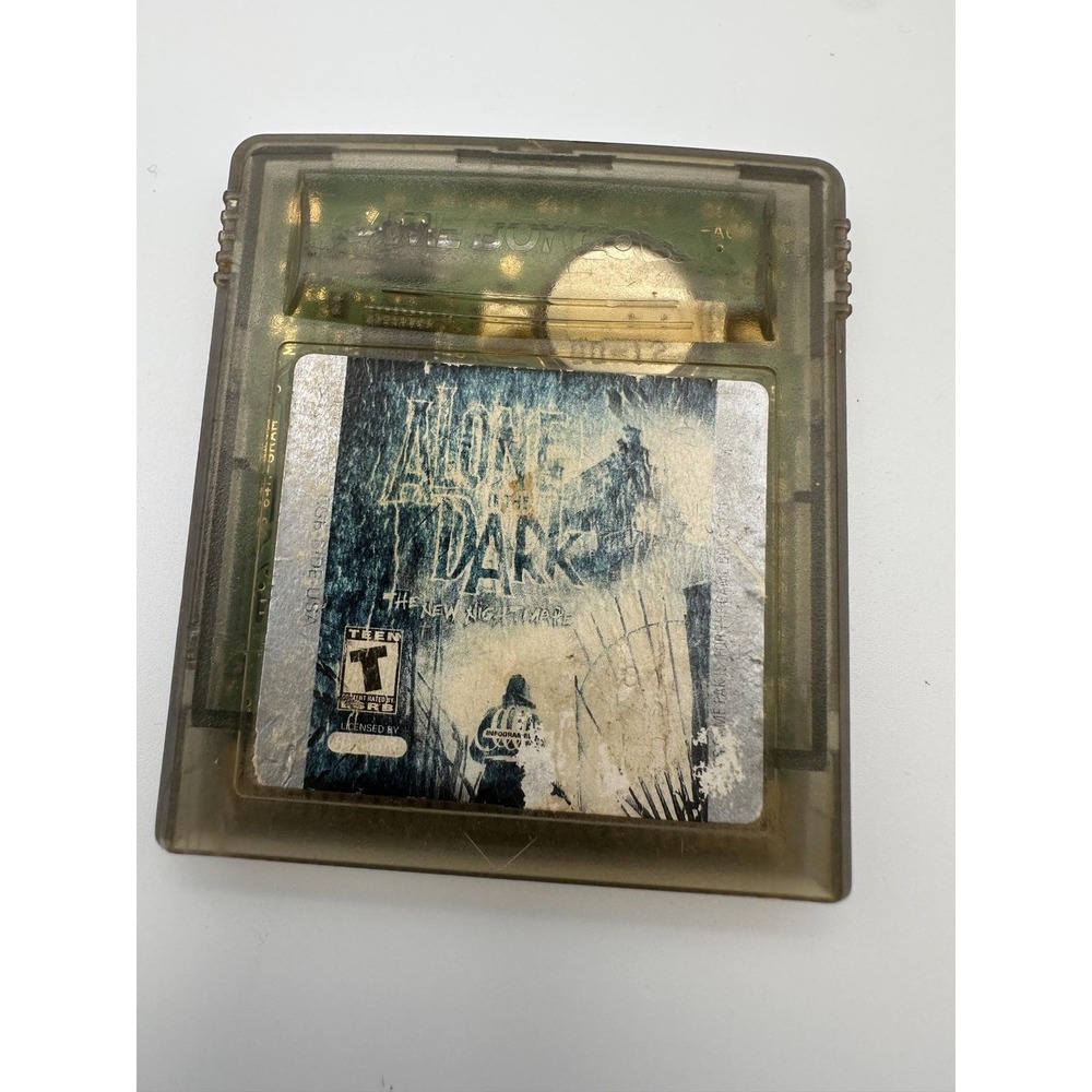 Alone In The Dark The New Nightmare - Nintendo Game Boy Color- Label Wear Works